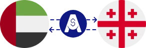 Exchange rate from UAE Dirham to Georgian Lari