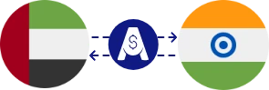 Exchange rate from UAE Dirham to Indian Rupee