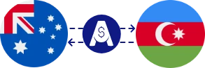 نرخ تبدیل دلار استرالیا به منات آذربایجان