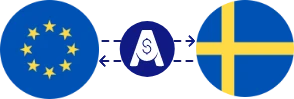 نرخ تبدیل یورو به کرون سوئد