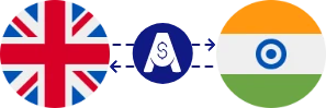 Exchange rate from British Pound to Indian Rupee