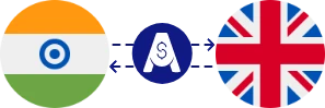 Exchange rate from Indian Rupee to British Pound
