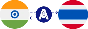 Exchange rate from Indian Rupee to Thai Baht