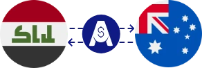 نرخ تبدیل دینار عراق به دلار استرالیا