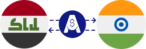 Exchange rate from Iraqi Dinar to Indian Rupee
