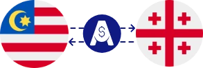 Exchange rate from Malaysian Ringgit to Georgian Lari