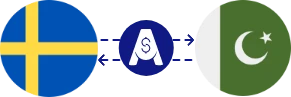 Exchange rate from Swedish Krona to Pakistani Rupee