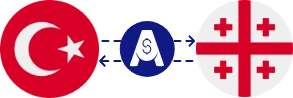 Exchange rate from Turkish Lira to Georgian Lari